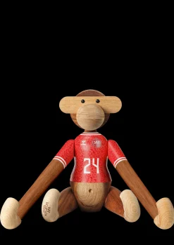 Kay Bojesen Abe x DBU Herre 2024 stor teak/limba - Køb her