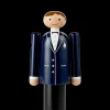 Kay Bojesen Brudgom H18 cm i blå fra serien Figurines