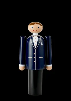 Kay Bojesen Brudgom H18 cm i blå fra serien Figurines