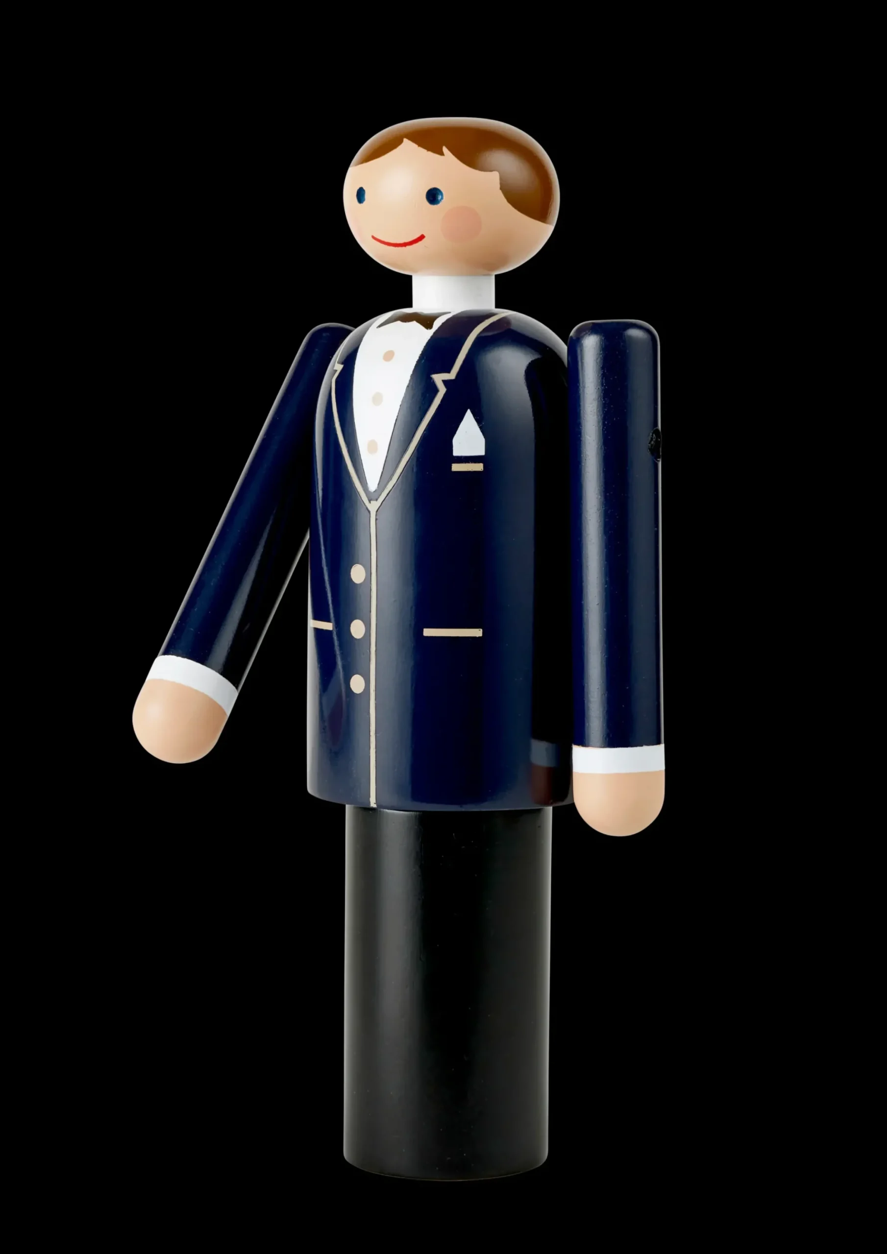 Kay Bojesen Brudgom H18 cm i blå fra serien Figurines