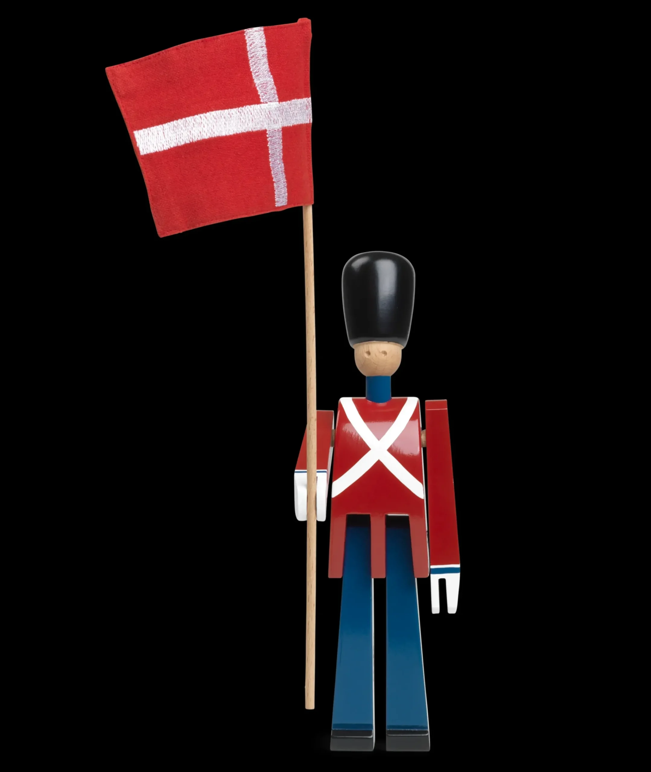 Kay Bojesen Fanebærer lille rød/blå/hvid | Køb her