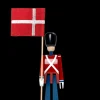 Kay Bojesen Fanebærer mini i rød fra serien Figurines