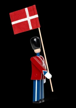 Kay Bojesen Fanebærer mini i rød fra serien Figurines