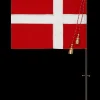 Kay Bojesen Flagstang med flag til stor garder | Køb her