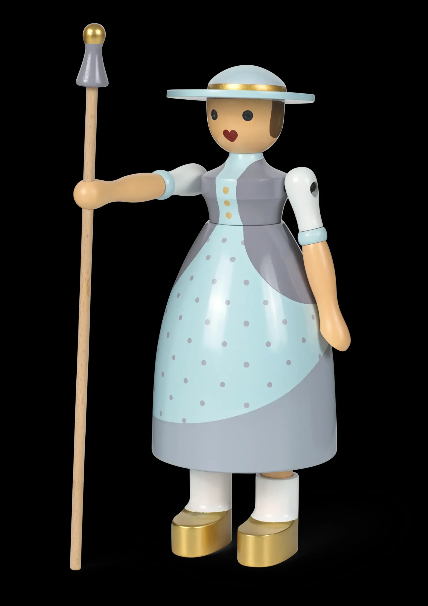 Kay Bojesen Hyrdinde H20 i blå fra serien Figurines