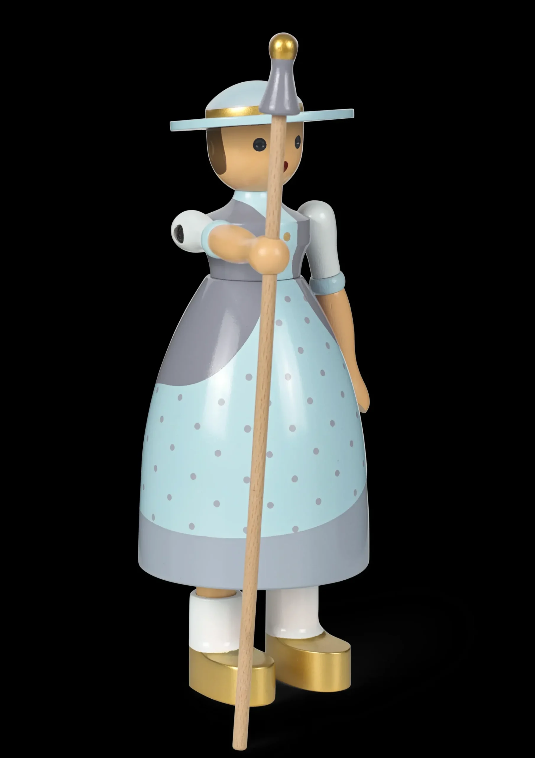 Kay Bojesen Hyrdinde H20 i blå fra serien Figurines