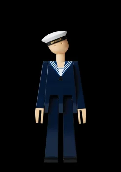 Kay Bojesen Marine H20.5 cm i blå fra serien Figurines