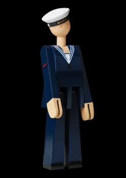 Kay Bojesen Marine H20.5 cm i blå fra serien Figurines