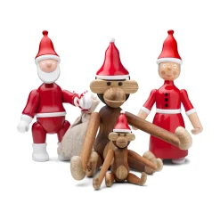 Kay Bojesen Nissehue mini i rød fra serien Figurines