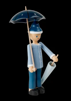 Kay Bojesen Ole Lukøje H21 i blå fra serien Figurines