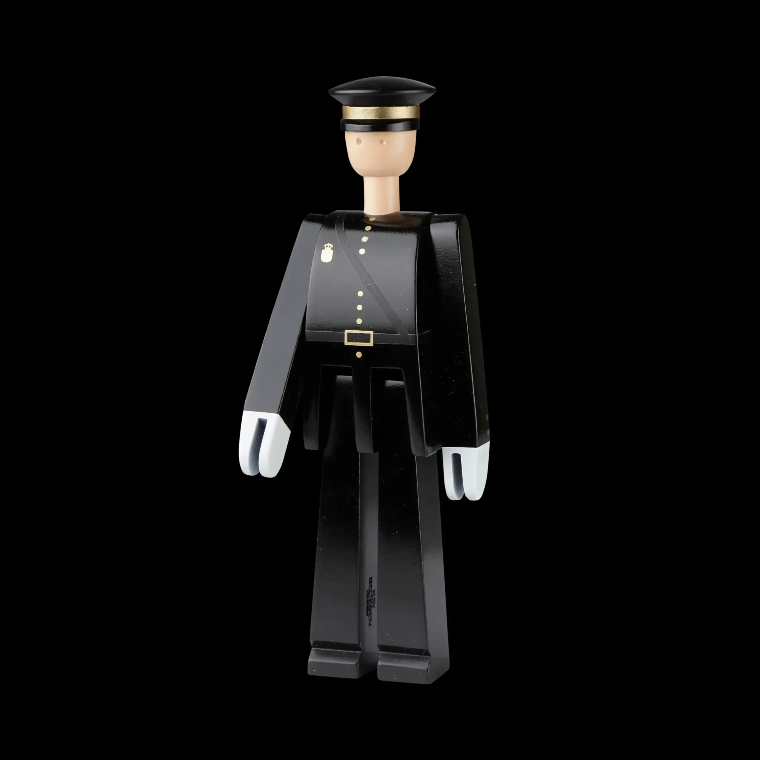 Kay Bojesen Politimand H20 cm i sort fra serien Figurines