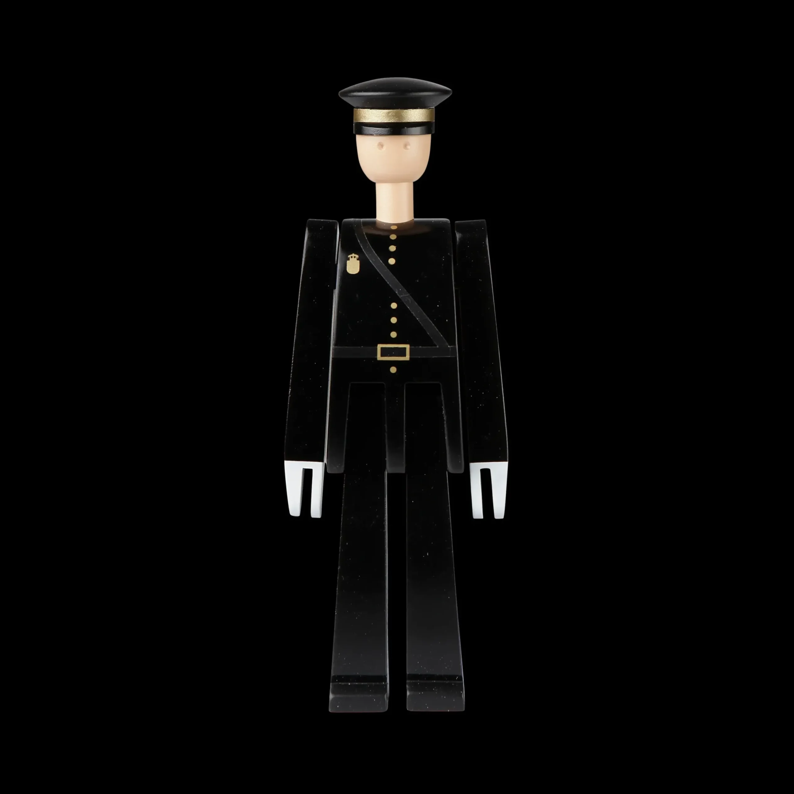 Kay Bojesen Politimand H20 cm i sort fra serien Figurines