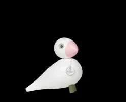 Kay Bojesen Sangfugl Love H15.5 cm hvid/rosa | Køb her