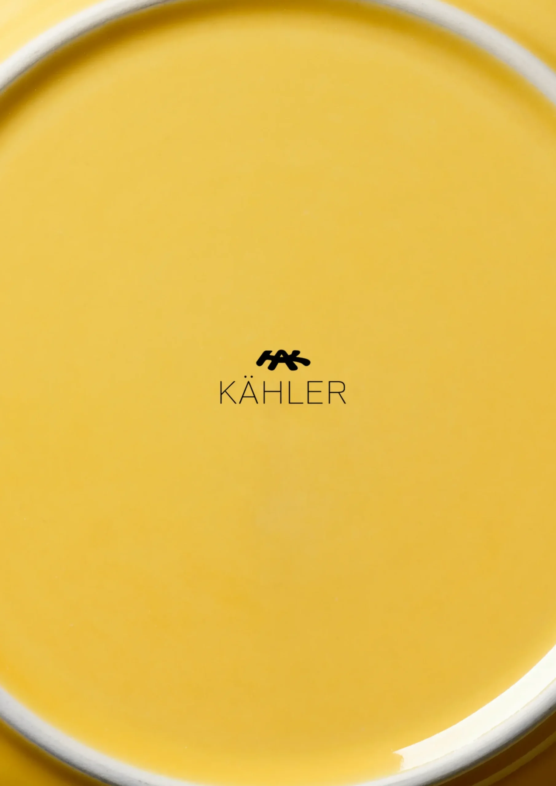 Kähler Colore Tallerken Ø19 cm saffron yellow | Køb her