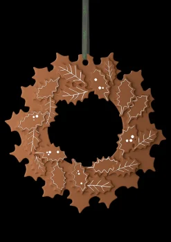 Kähler Gingerbread Julekrans Ø18.5 cm brun | Køb nu