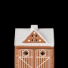Kähler Gingerbread Lyshus Julestald H11.5 brun | Køb nu