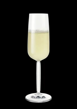 Kähler Hammershøi Champagneglas 24 cl klar 2 stk. | Køb her