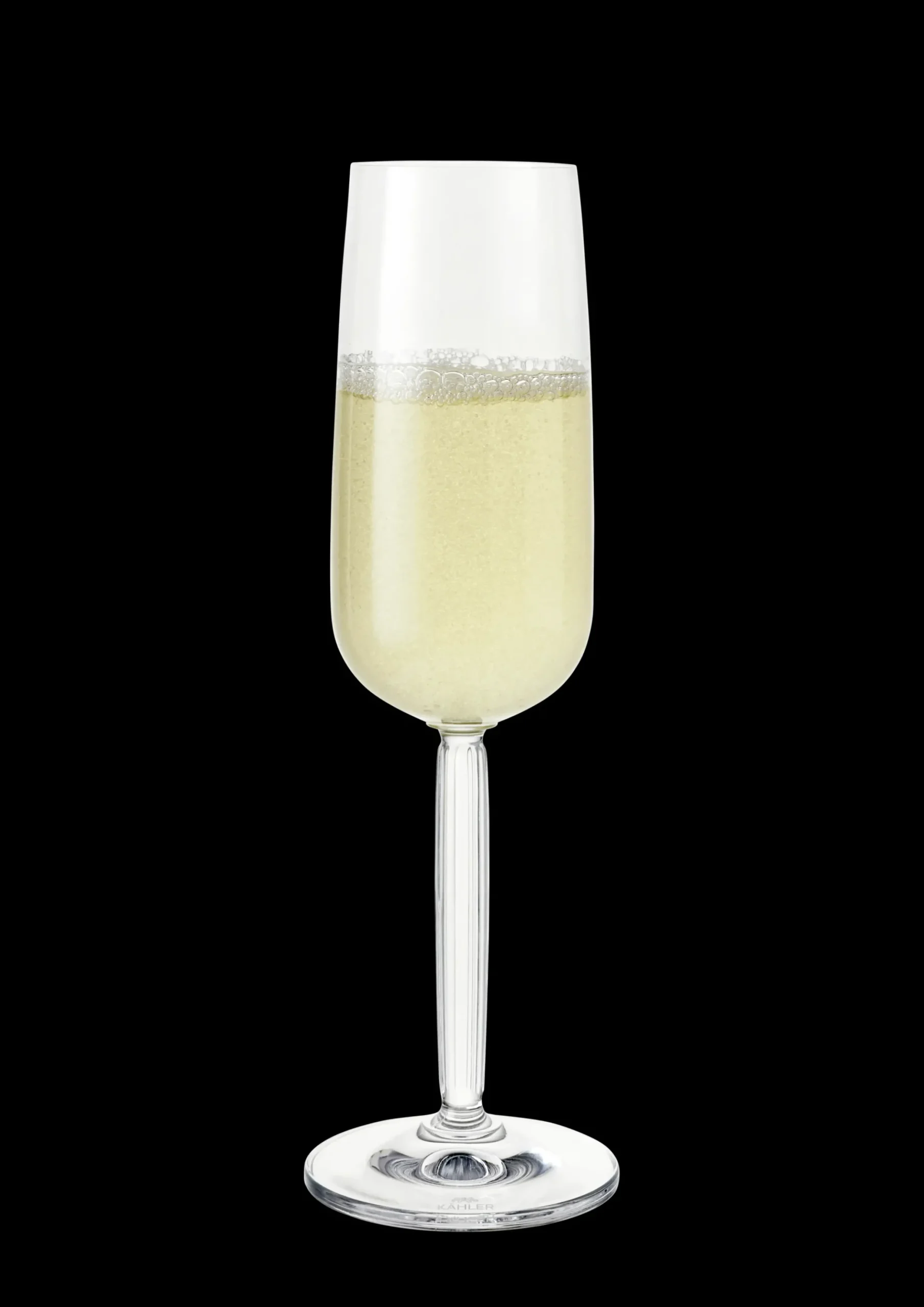 Kähler Hammershøi Champagneglas 24 cl klar 2 stk. | Køb her