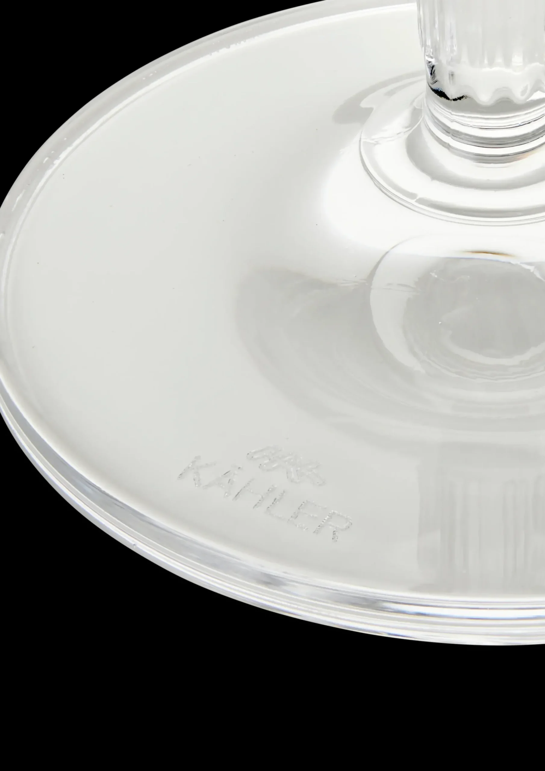 Kähler Hammershøi Champagneglas 24 cl klar 2 stk. | Køb her