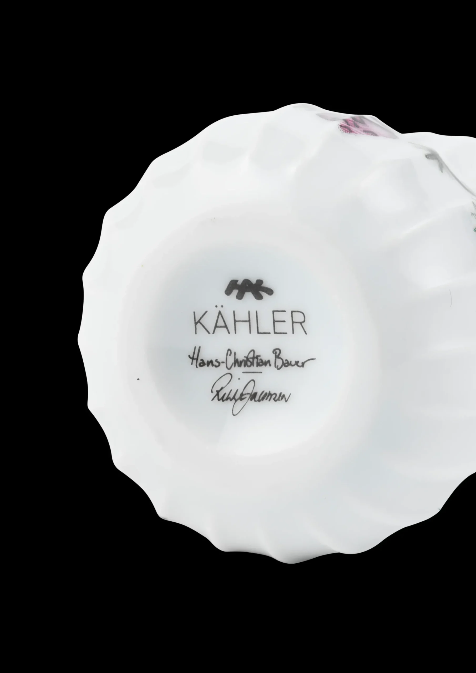 Kähler Hammershøi Christmas Snemand H11.5 hvid m. deko