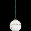 Kähler Hammershøi Christmas Kugle 2024 Ø6 cm hvid m. deko