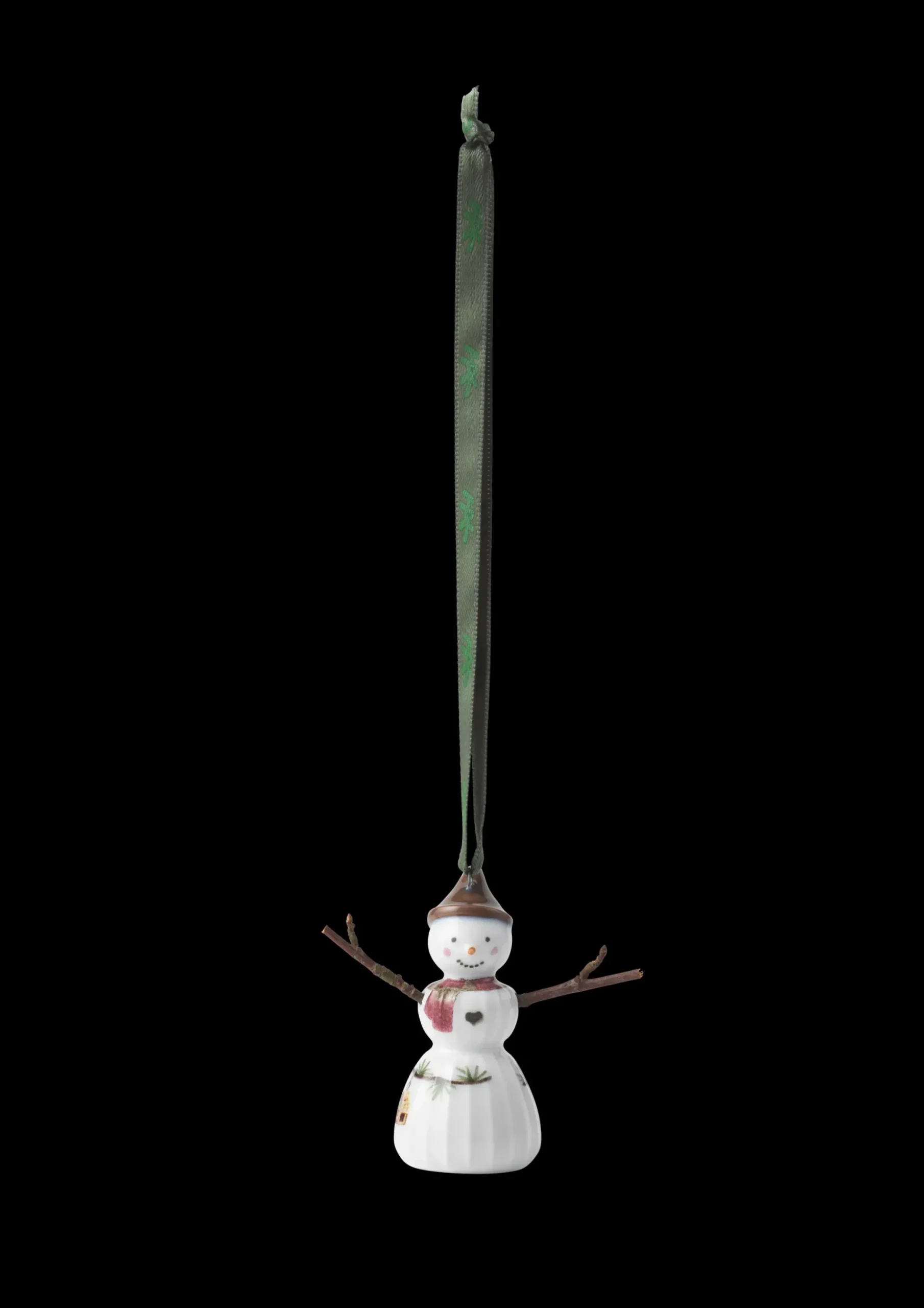 Kähler Hammershøi Christmas Snepige hængende H6.5 hvid deko