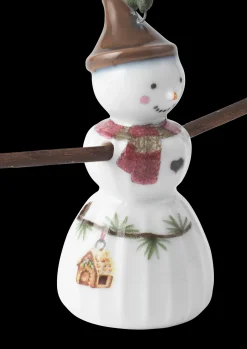 Kähler Hammershøi Christmas Snepige hængende H6.5 hvid deko