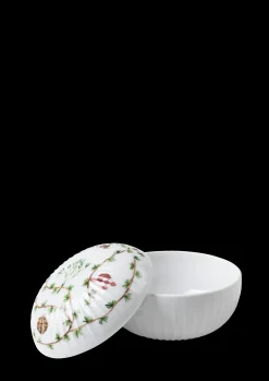Kähler Hammershøi Christmas Bonbonniere Ø12 cm hvid m. deko
