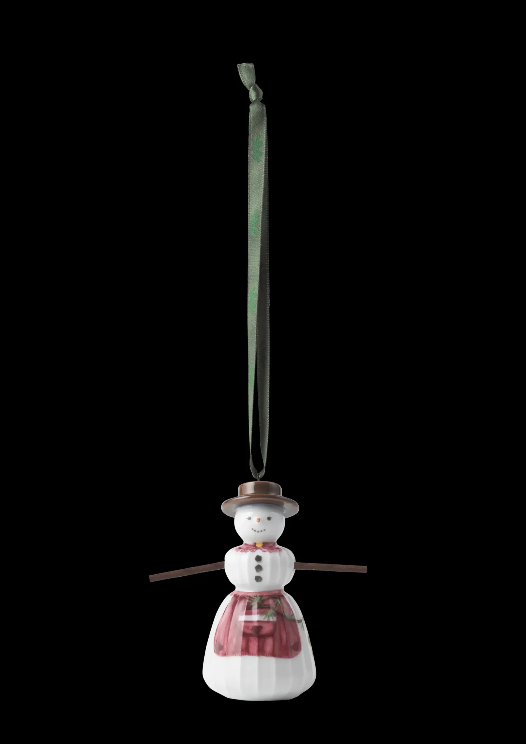 Kähler Hammershøi Christmas Snekone hængende H9 hvid m. deko
