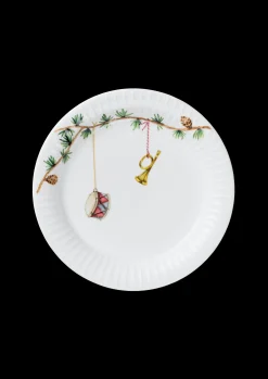 Kähler Hammershøi Christmas Tallerken Ø19 cm hvid m. deko