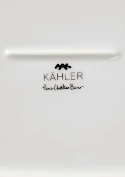 Kähler Hammershøi Ovalt serveringsfad 40x22.5 hvid | Køb her