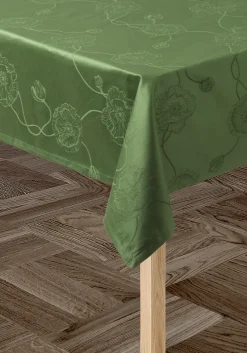 Kähler Hammershøi Poppy Damaskdug 150x370 cm grøn | Køb her