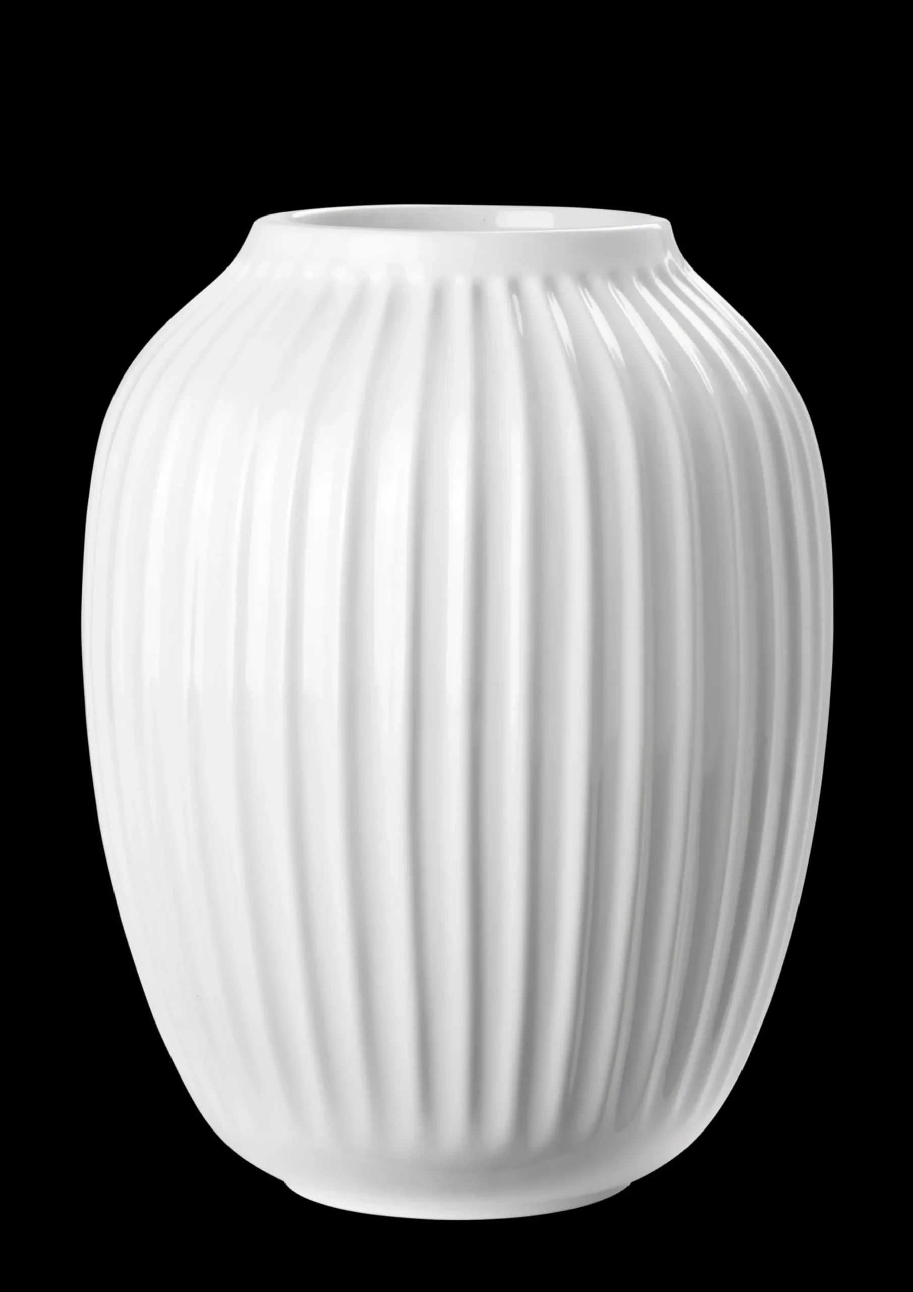 Kähler Hammershøi Vase H25.5 hvid (15385) | Køb her