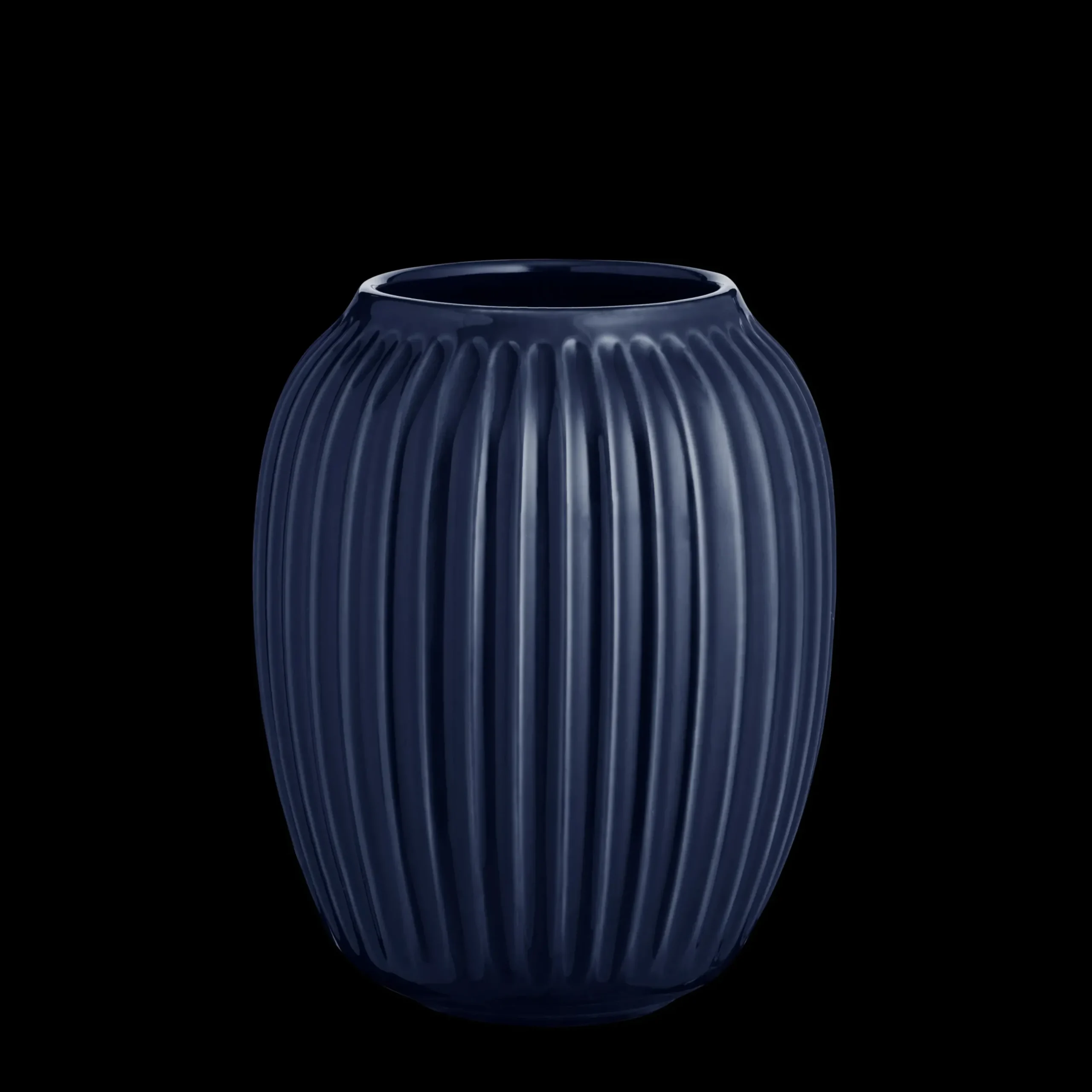 Kähler Hammershøi Vase H21 indigo (18185) | Køb her