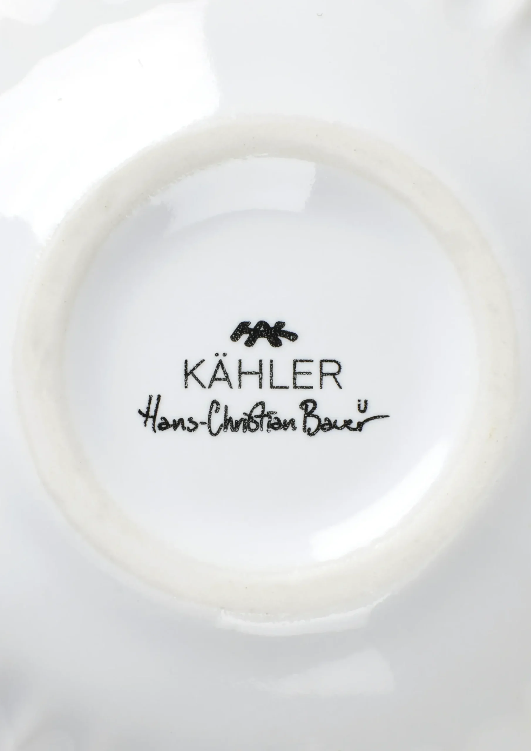 Kähler Hammershøi Vase miniature rød/grøn/hvid 3 stk.