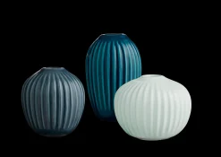 Kähler Hammershøi Vase miniature grøn 3 stk. | Køb her