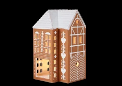 Kähler Lyshus stor i brun fra serien Gingerbread | Køb her