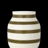 Kähler Omaggio Vase H20 cm olivengrøn | Køb på Rosendahl.com