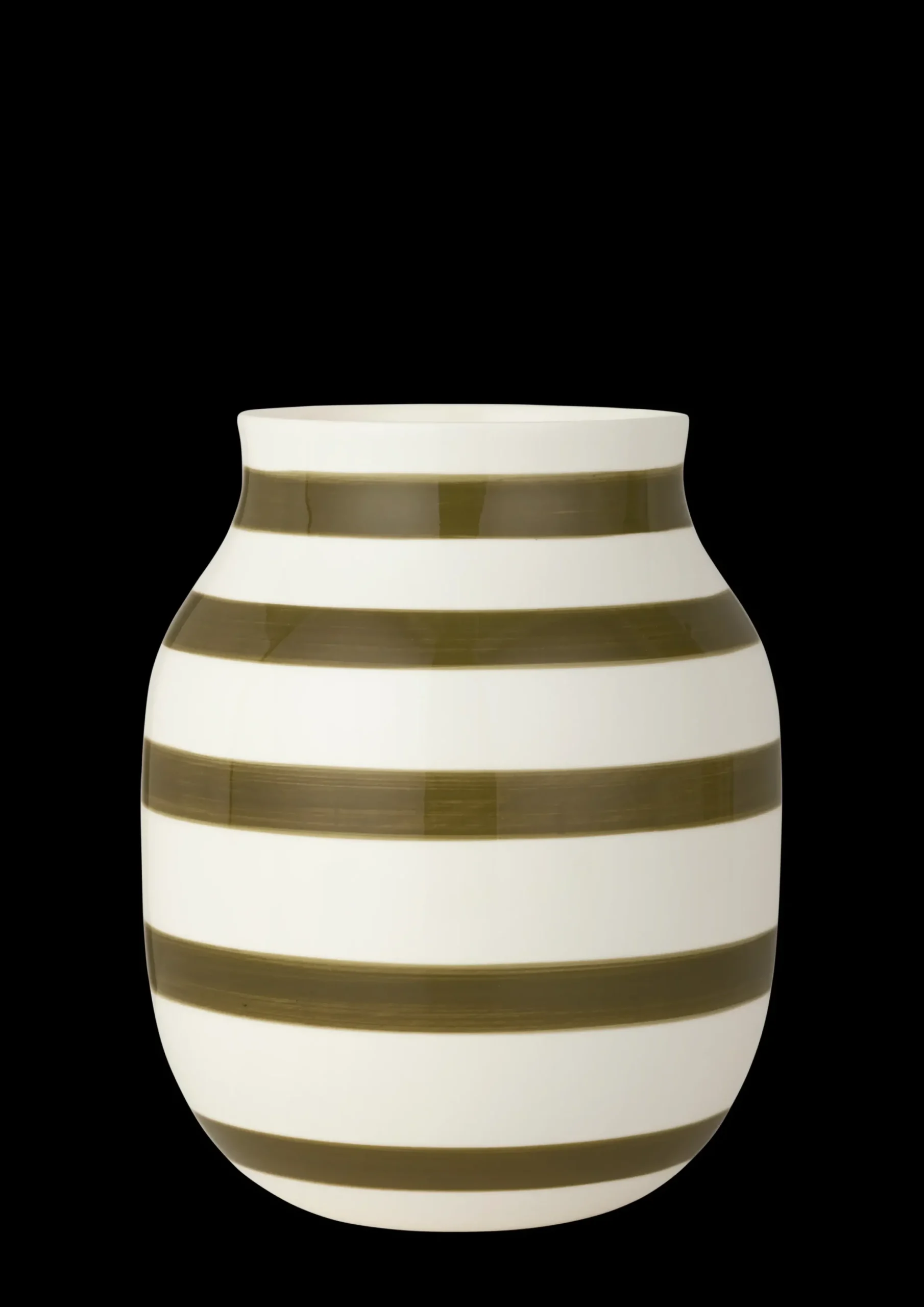 Kähler Omaggio Vase H20 cm olivengrøn | Køb på Rosendahl.com