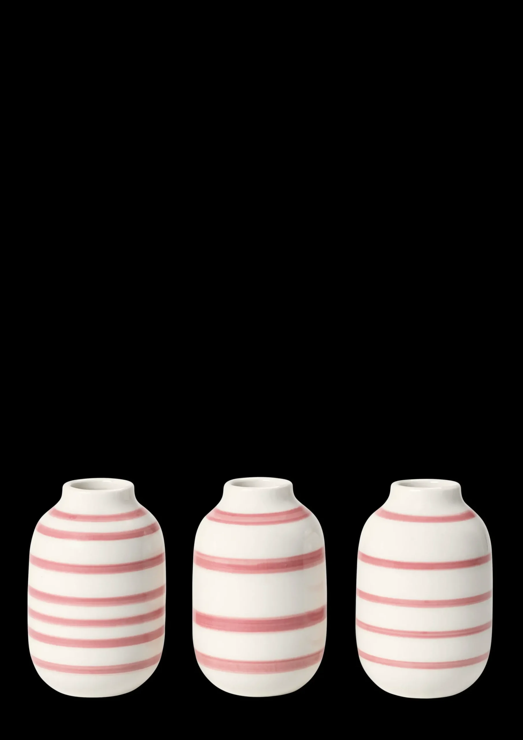 Kähler Omaggio Vase miniature rosa 3 stk. | Køb her