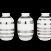 Kähler Omaggio Vase miniature sølv 3 stk. (15350) | Køb her