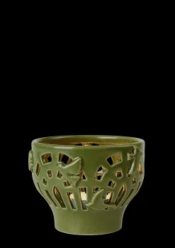 Kähler Orangery Fyrfadsstage Ø9.5 cm green garden | Køb her
