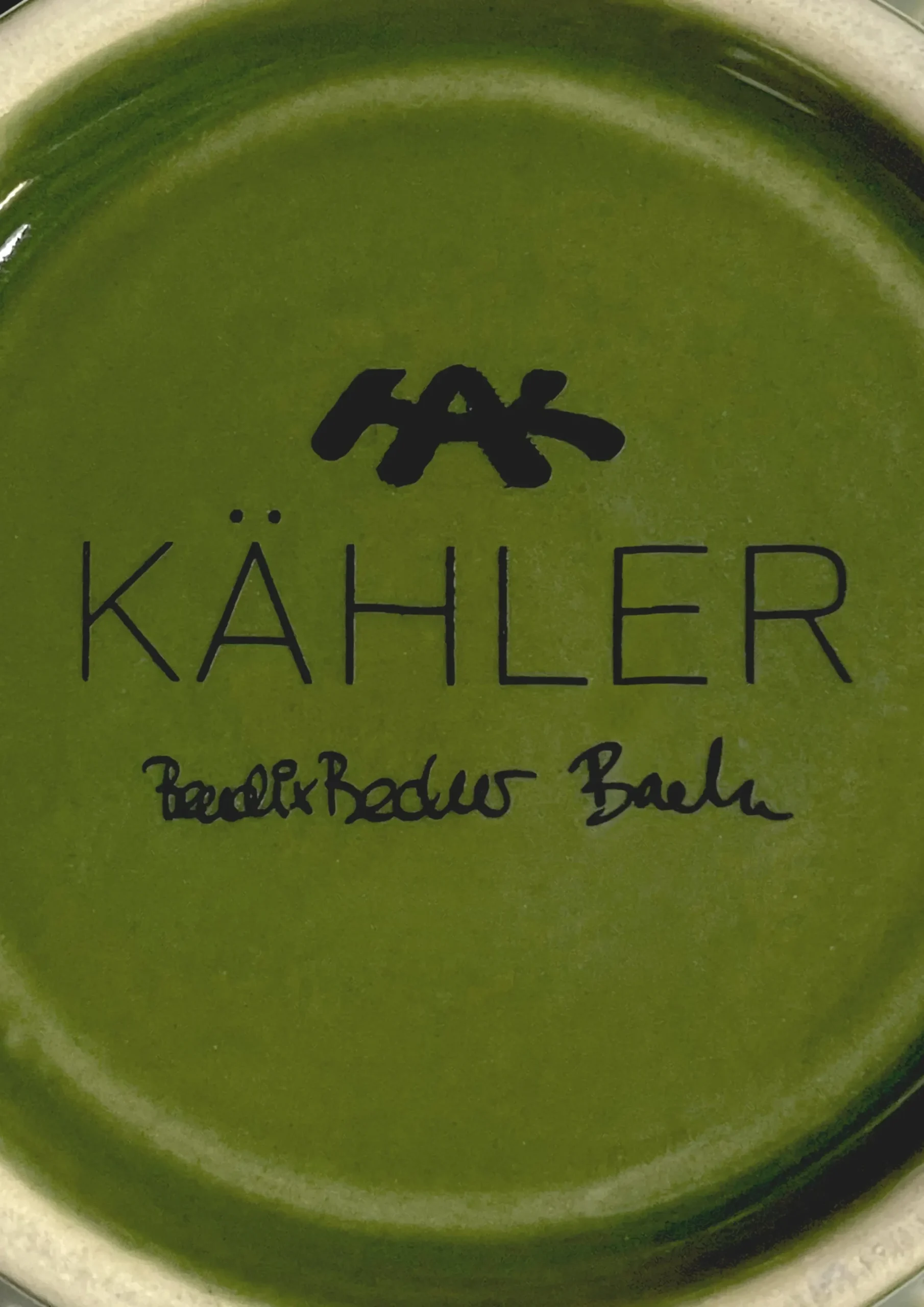 Kähler Orangery Fyrfadsstage Ø9.5 cm green garden | Køb her