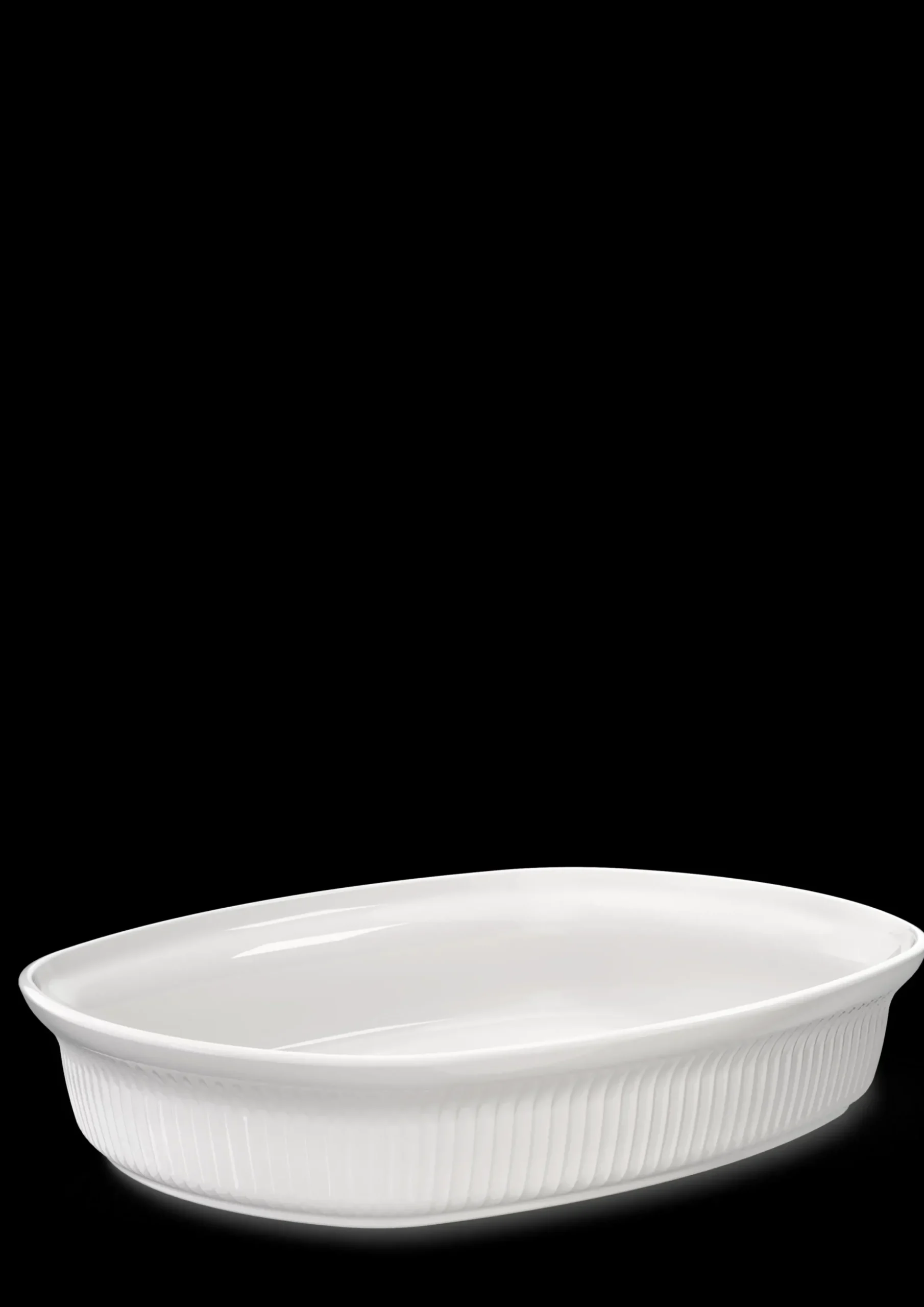 Kähler Ovnfast fad 39x29.5 cm i hvid fra serien Hammershøi