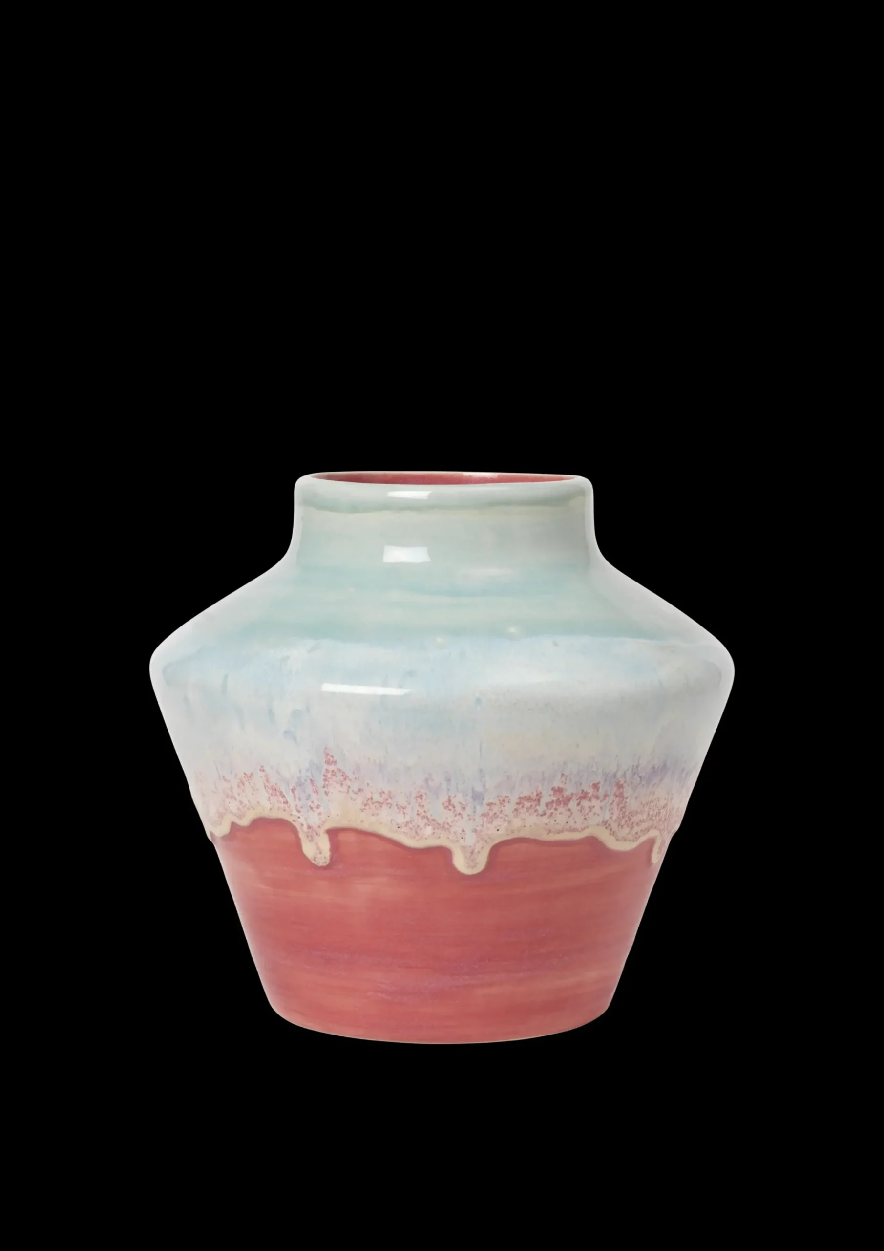Kähler Poppery Vase H20.5 cm mint/pink | Køb hos os
