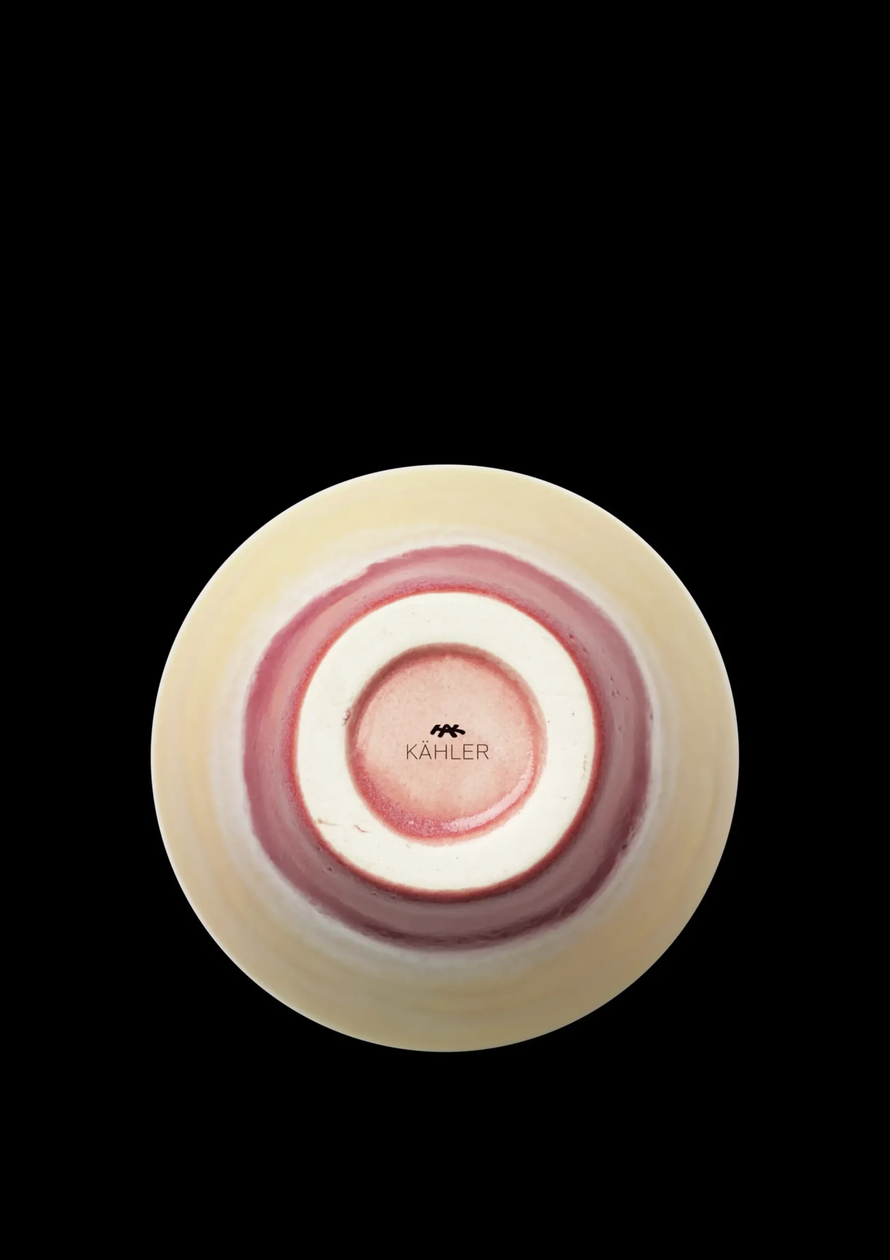 Kähler Poppery Vase H12 cm pink/mint/gul | Køb hos os