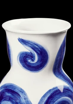 Kähler Vase H22.5 cm i blå fra serien Tulle | Køb her
