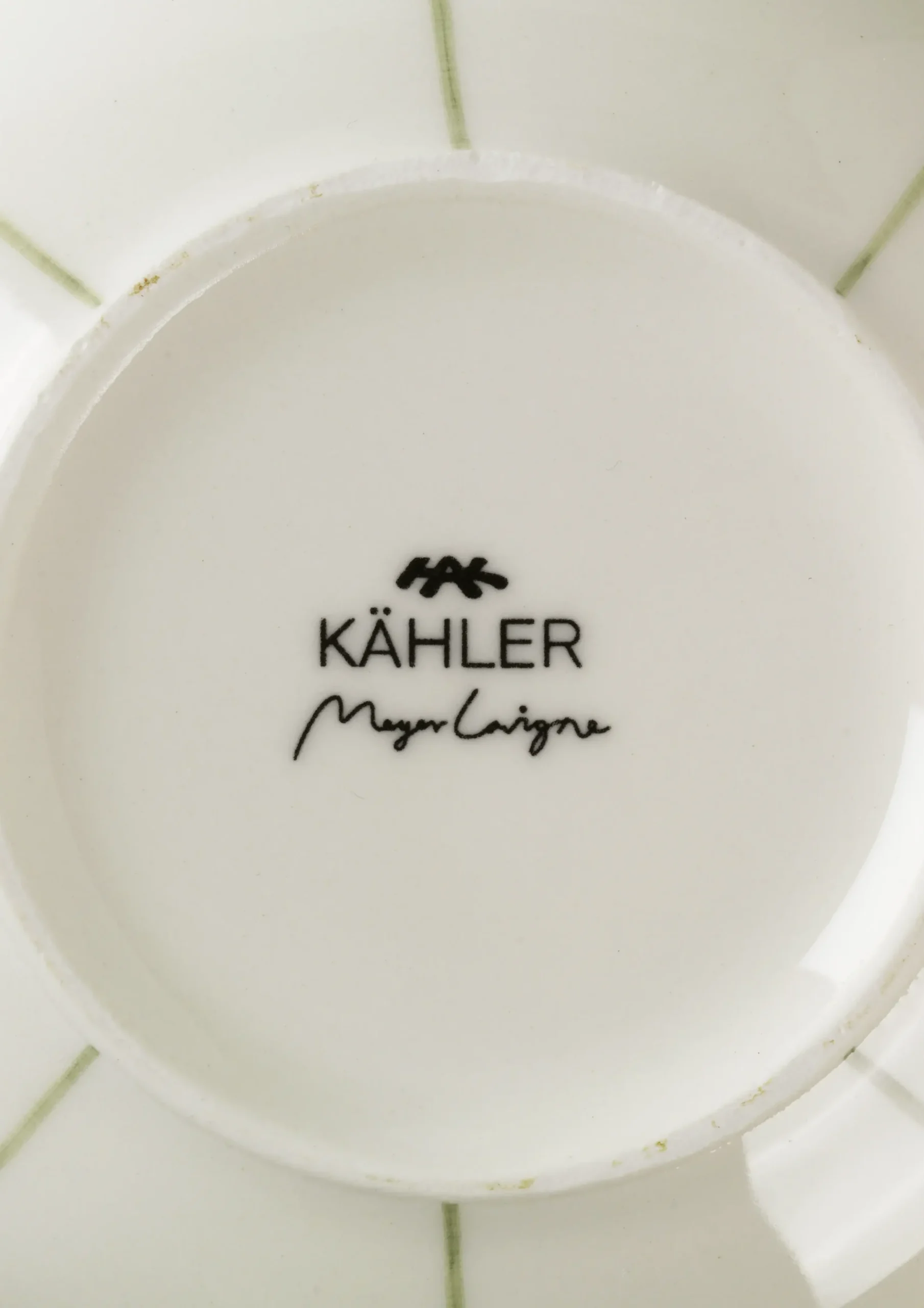 Kähler Vase H20 cm i grøn fra serien Signature | Køb her
