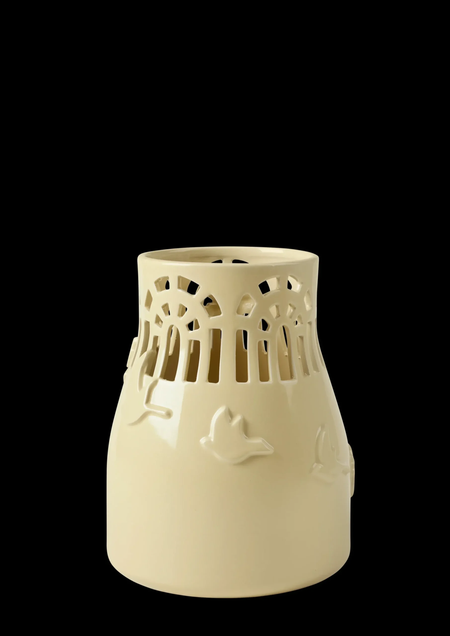 Kähler Vase H18 cm i gul fra serien Orangery | Køb her