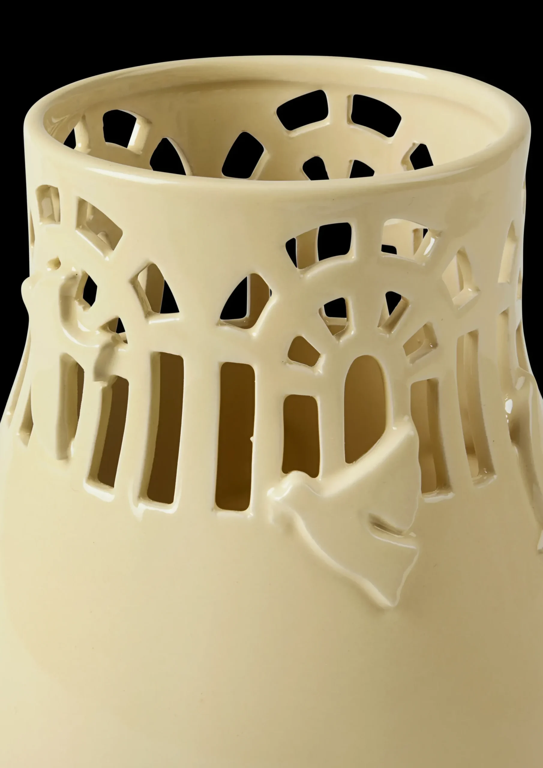 Kähler Vase H18 cm i gul fra serien Orangery | Køb her